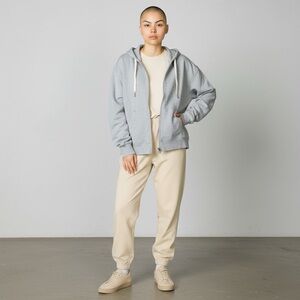 Calme by Johnny Was Gray Zip-Up Hoodie